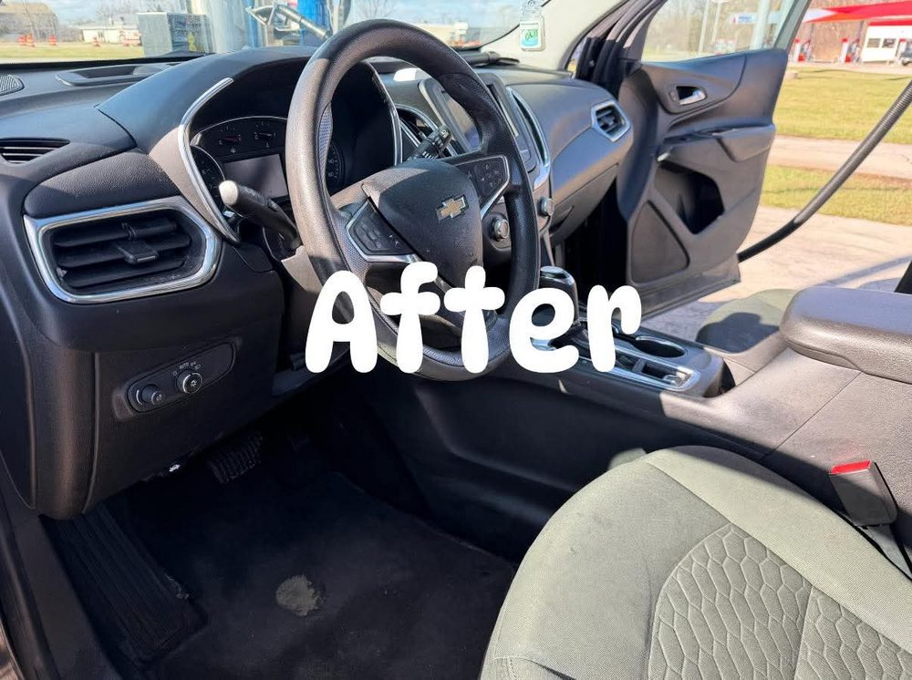 Car interior after detailing — clean and fresh